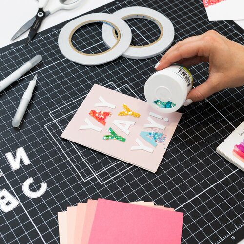 Scrapbook.com - Shimmer Flakes and Clear 6" x 8.5" Adhesive Sheets Bundle 2 13 Scrapbook.com - Shimmer Flakes and Clear 6" x 8.5" Adhesive Sheets Bundle 2