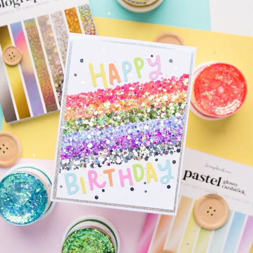 Scrapbook.com - Shimmer Flakes and Clear 6" x 8.5" Adhesive Sheets Bundle 2 21 Scrapbook.com - Shimmer Flakes and Clear 6" x 8.5" Adhesive Sheets Bundle 2