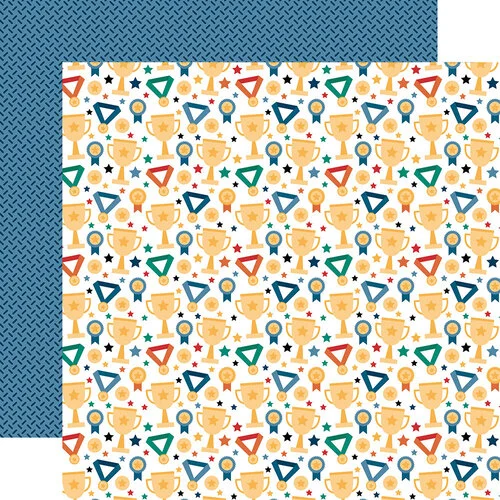 Echo Park - Vroom! Collection - 12 x 12 Double Sided Paper - Winner Winner 1 Echo Park - Vroom! Collection - 12 x 12 Double Sided Paper - Winner Winner