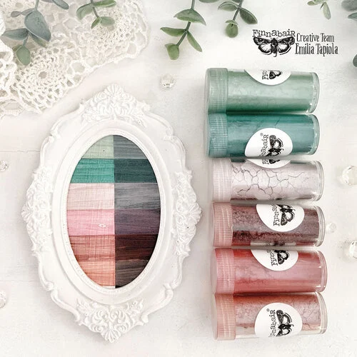 Prima - Art Ingredients - Mica Powder Set - Vintage Roses