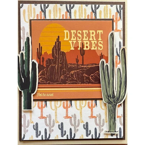 Reminisce - Desert Dreams Collection - 12 x 12 Double Sided Paper - Desert Dreams 6 Reminisce - Desert Dreams Collection - 12 x 12 Double Sided Paper - Desert Dreams