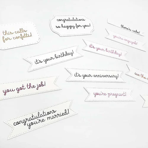 Emily Moore Designs - Clear Photopolymer Stamps - All The Happy Things