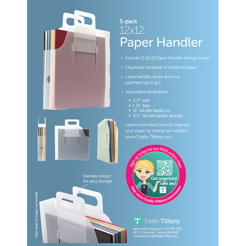 Totally Tiffany - 12 x 12 Paper Handler - 5 Pack 4 Totally Tiffany - 12 x 12 Paper Handler - 5 Pack