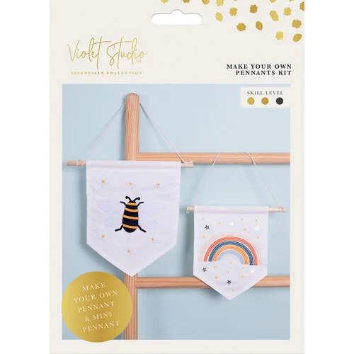 Violet Studio - Kit - Make Your Own Pennant Banner 2 Violet Studio - Kit - Make Your Own Pennant Banner