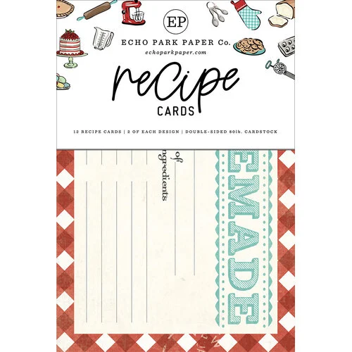 Echo Park - Recipe Cards Collection - Roll With It
