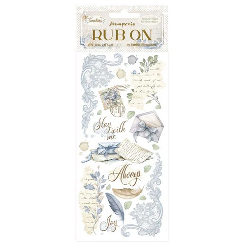 Stamperia - Timeless Collection - Rub-On Transfers - Letters