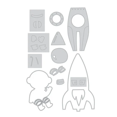 Scrapbook.com - Cosmic Bundle - Dies, Paper, Stamps 10 Scrapbook.com - Cosmic Bundle - Dies, Paper, Stamps