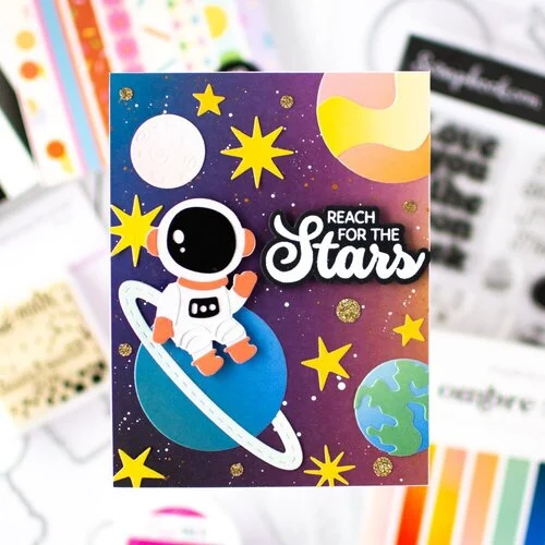 Scrapbook.com - Cosmic Bundle - Dies, Paper, Stamps 16 Scrapbook.com - Cosmic Bundle - Dies, Paper, Stamps