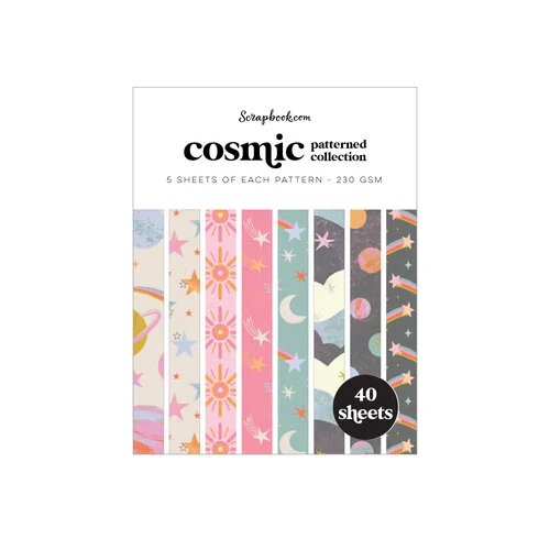 Scrapbook.com - Cosmic Bundle - Dies, Paper, Stamps