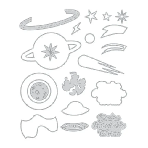 Scrapbook.com - Cosmic Bundle - Dies, Paper, Stamps 8 Scrapbook.com - Cosmic Bundle - Dies, Paper, Stamps