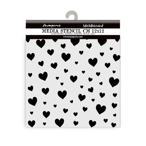 Stamperia - Timeless Collection - Stencils - Hearts