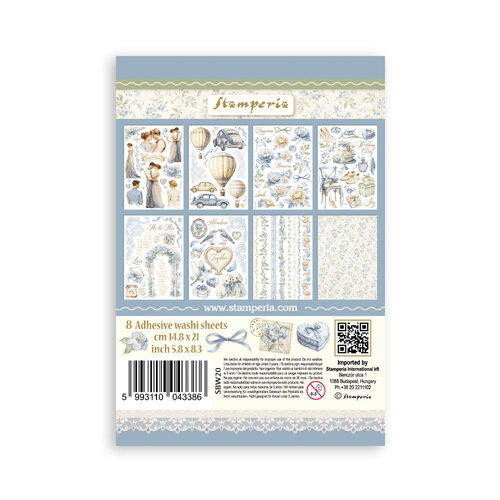Stamperia - Timeless Collection - Washi Pad - 8 Sheets 10 Stamperia - Timeless Collection - Washi Pad - 8 Sheets