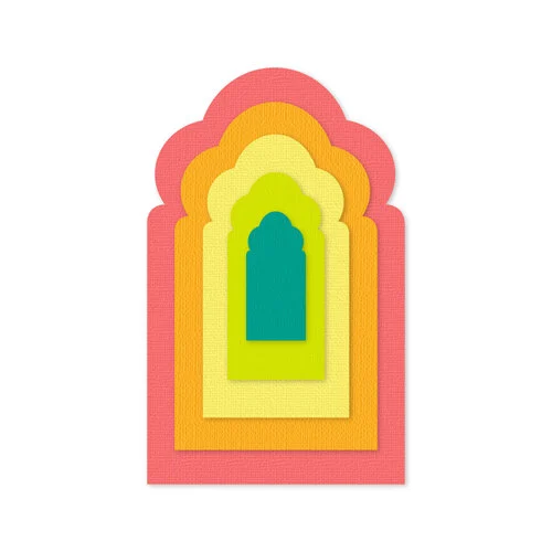 Scrapbook.com - Decorative Die Set - Nested Moroccan Arches