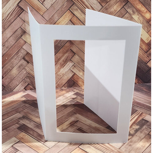 Paper Rose - Card Bases - Tri Fold - Rectangle Window