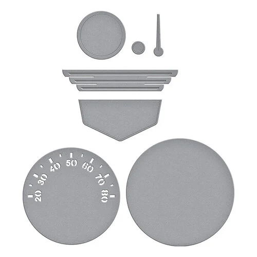 Spellbinders - Classic Road Legends Collection Collection - Etched Dies - Speedometer