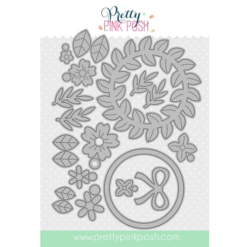 Pretty Pink Posh - Dies - Floral Wreath Builder 1 Pretty Pink Posh - Dies - Floral Wreath Builder