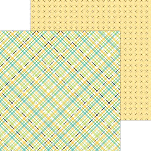 Doodlebug Design - Bee Happy Collection - 12 x 12 Double Sided Paper - Sewing Bee 1 Doodlebug Design - Bee Happy Collection - 12 x 12 Double Sided Paper - Sewing Bee