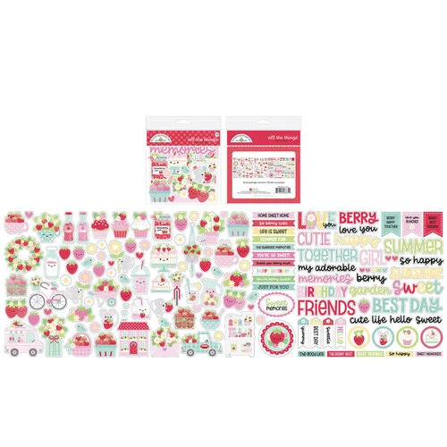 Doodlebug Design - Berry Sweet Collection - Ephemera - Berry Sweet All The Things 1 Doodlebug Design - Berry Sweet Collection - Ephemera - Berry Sweet All The Things