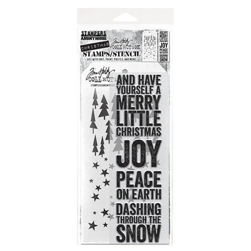 Stampers Anonymous - Tim Holtz - Clear Stamps and Stencil Set - Mixed Media 53 1 Stampers Anonymous - Tim Holtz - Clear Stamps and Stencil Set - Mixed Media 53