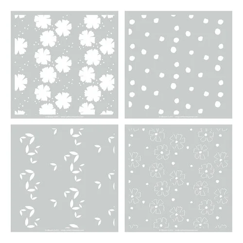 Catherine Pooler Designs - Hey There Honey Collection - Layered Stencil - In Bloom 1 Catherine Pooler Designs - Hey There Honey Collection - Layered Stencil - In Bloom