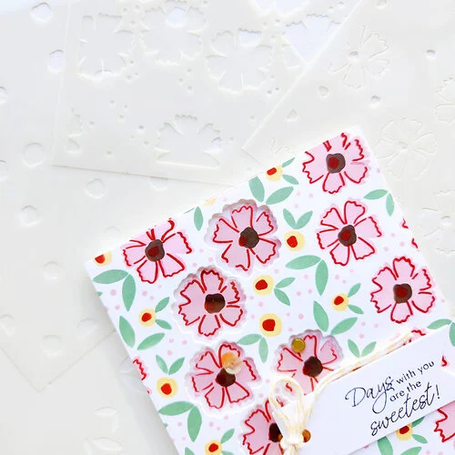 Catherine Pooler Designs - Hey There Honey Collection - Layered Stencil - In Bloom 3 Catherine Pooler Designs - Hey There Honey Collection - Layered Stencil - In Bloom