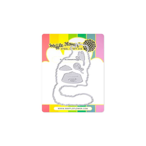 Waffle Flower Crafts - Craft Dies - Cat Silhouette 1 Waffle Flower Crafts - Craft Dies - Cat Silhouette