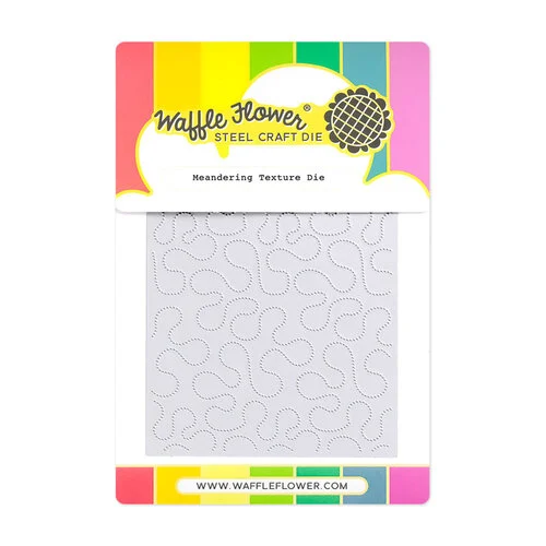 Waffle Flower Crafts - Craft Dies - Meandering Texture 1 Waffle Flower Crafts - Craft Dies - Meandering Texture