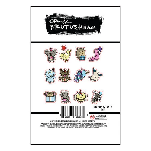 Brutus Monroe - Birthday Collection - Dies - Happy Birthday Pals