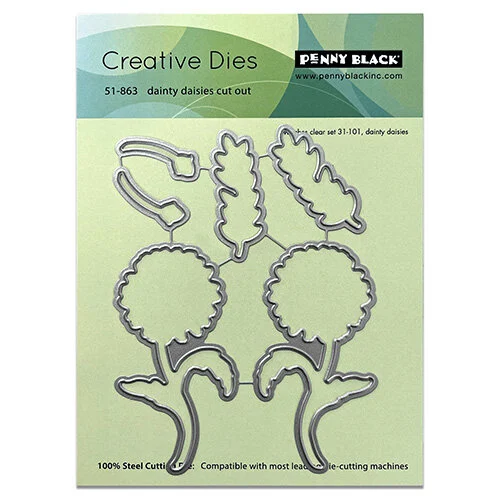 Penny Black - Creative Dies - Dainty Daisies 1 Penny Black - Creative Dies - Dainty Daisies