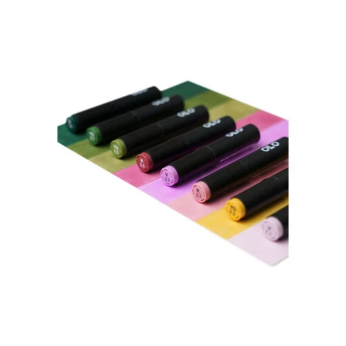 OLO - Brush Collection - 8 Color Markers Set - Botanical 4 OLO - Brush Collection - 8 Color Markers Set - Botanical