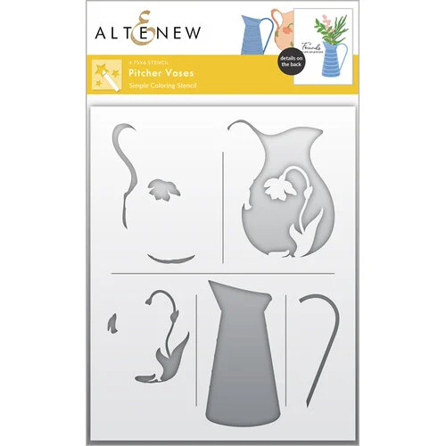 Altenew - Simple Coloring Stencils - Pitcher Vases 1 Altenew - Simple Coloring Stencils - Pitcher Vases