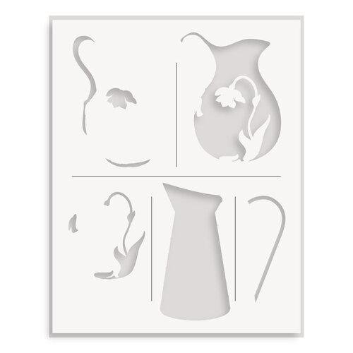 Altenew - Simple Coloring Stencils - Pitcher Vases 2 Altenew - Simple Coloring Stencils - Pitcher Vases