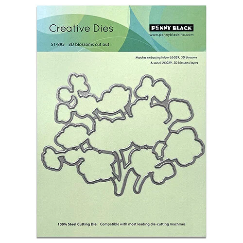 Penny Black - Laden Boughs Collection - Creative Dies - 3D Blossoms 1 Penny Black - Laden Boughs Collection - Creative Dies - 3D Blossoms