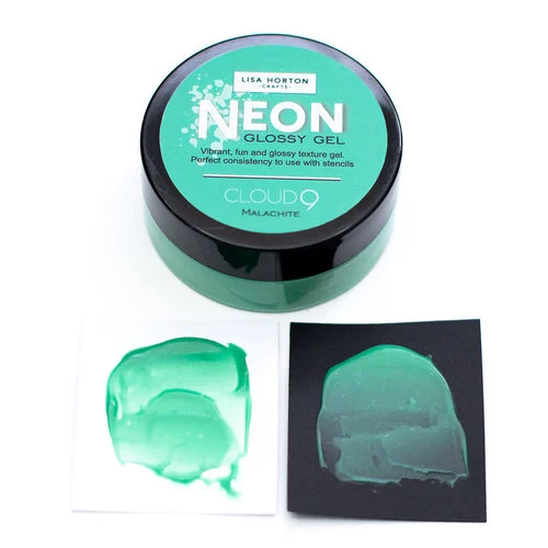 Lisa Horton Crafts - Neon Glossy Gel - Malachite 3 Lisa Horton Crafts - Neon Glossy Gel - Malachite