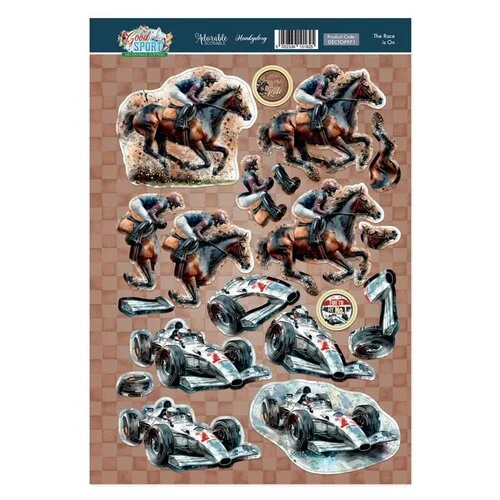 Hunkydory - Topper Sheet - The Race Is 1 Hunkydory - Topper Sheet - The Race Is