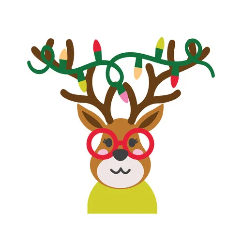 Scrapbook.com - Decorative Die Set - Deer 1 Scrapbook.com - Decorative Die Set - Deer