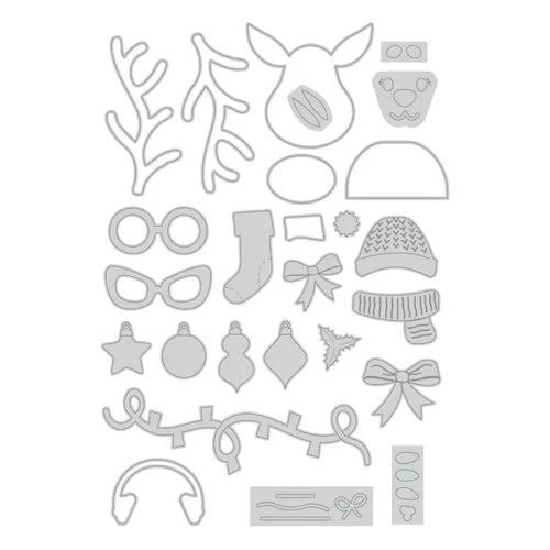 Scrapbook.com - Decorative Die Set - Deer 3 Scrapbook.com - Decorative Die Set - Deer