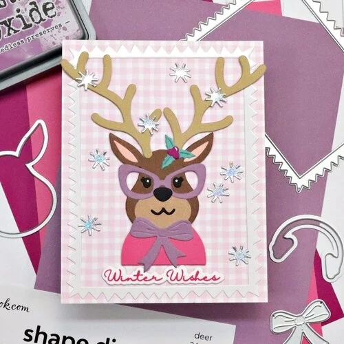 Scrapbook.com - Decorative Die Set - Deer 9 Scrapbook.com - Decorative Die Set - Deer