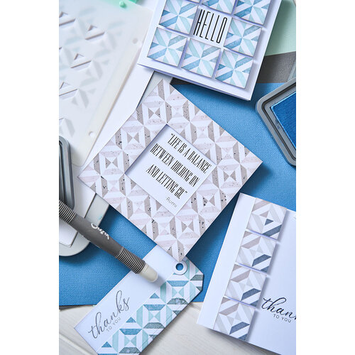 Sizzix - Rotating Stencils - Geo Blocks 10 Sizzix - Rotating Stencils - Geo Blocks
