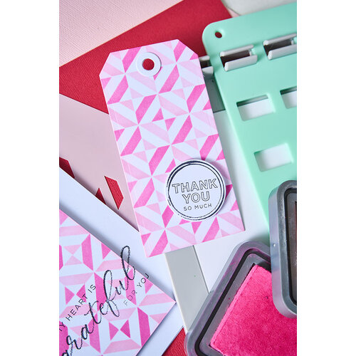 Sizzix - Rotating Stencils - Geo Blocks 4 Sizzix - Rotating Stencils - Geo Blocks
