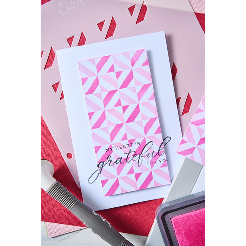 Sizzix - Rotating Stencils - Geo Blocks 5 Sizzix - Rotating Stencils - Geo Blocks