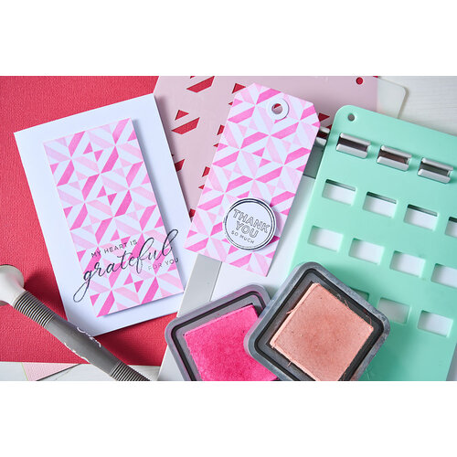 Sizzix - Rotating Stencils - Geo Blocks 6 Sizzix - Rotating Stencils - Geo Blocks