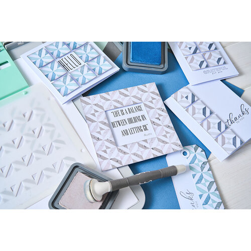 Sizzix - Rotating Stencils - Geo Blocks 7 Sizzix - Rotating Stencils - Geo Blocks