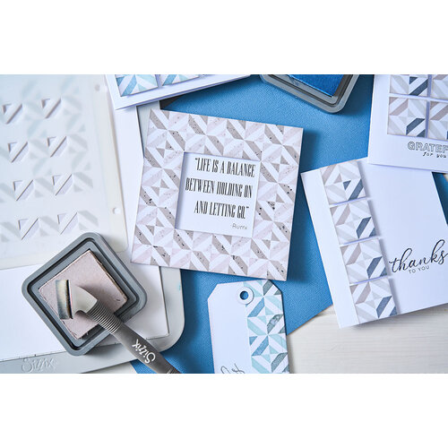 Sizzix - Rotating Stencils - Geo Blocks 9 Sizzix - Rotating Stencils - Geo Blocks