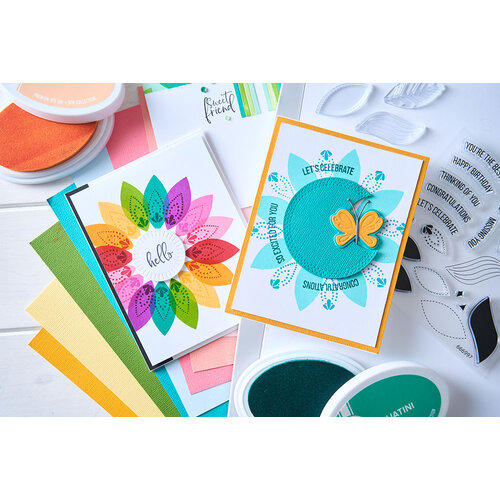 Sizzix - Catherine Pooler - Clear Stamps - Overarching Sentiments