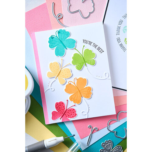 Sizzix - Catherine Pooler - Clear Stamps - Overarching Sentiments