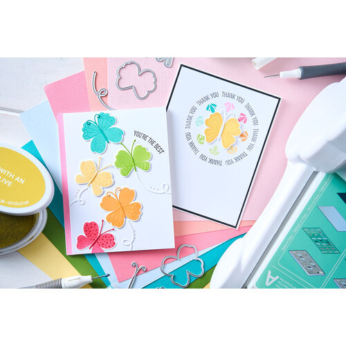 Sizzix - Catherine Pooler - Clear Stamps - Overarching Sentiments