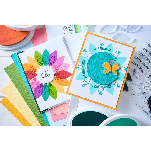 Sizzix - Catherine Pooler - Clear Stamps - Overarching Sentiments