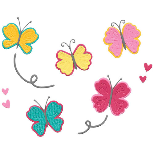 Sizzix - Catherine Pooler - Framelits Dies - Bright Butterflies 2 2 Sizzix - Catherine Pooler - Framelits Dies - Bright Butterflies 2