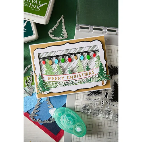 Sizzix - 49 and Market Collection - Clear Stamps - Candy Stripes 4 Sizzix - 49 and Market Collection - Clear Stamps - Candy Stripes